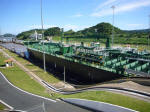 The chamber will evacuate and the gates on the Pacific end of the Canal will open